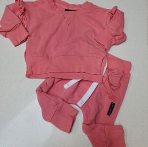 Little Bipsy 0-3m pink set